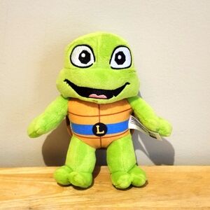 *4 for $20* TMNT Mutant Mayhem Movie 6.5" Basic Plush Leonardo Ninja Turtles